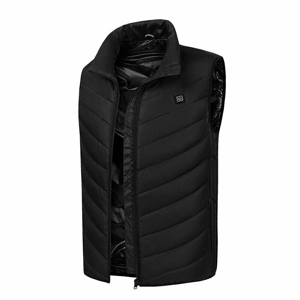 Electric Heated Vest for Men Women USB Warm Clothing with 4 Heating Pads