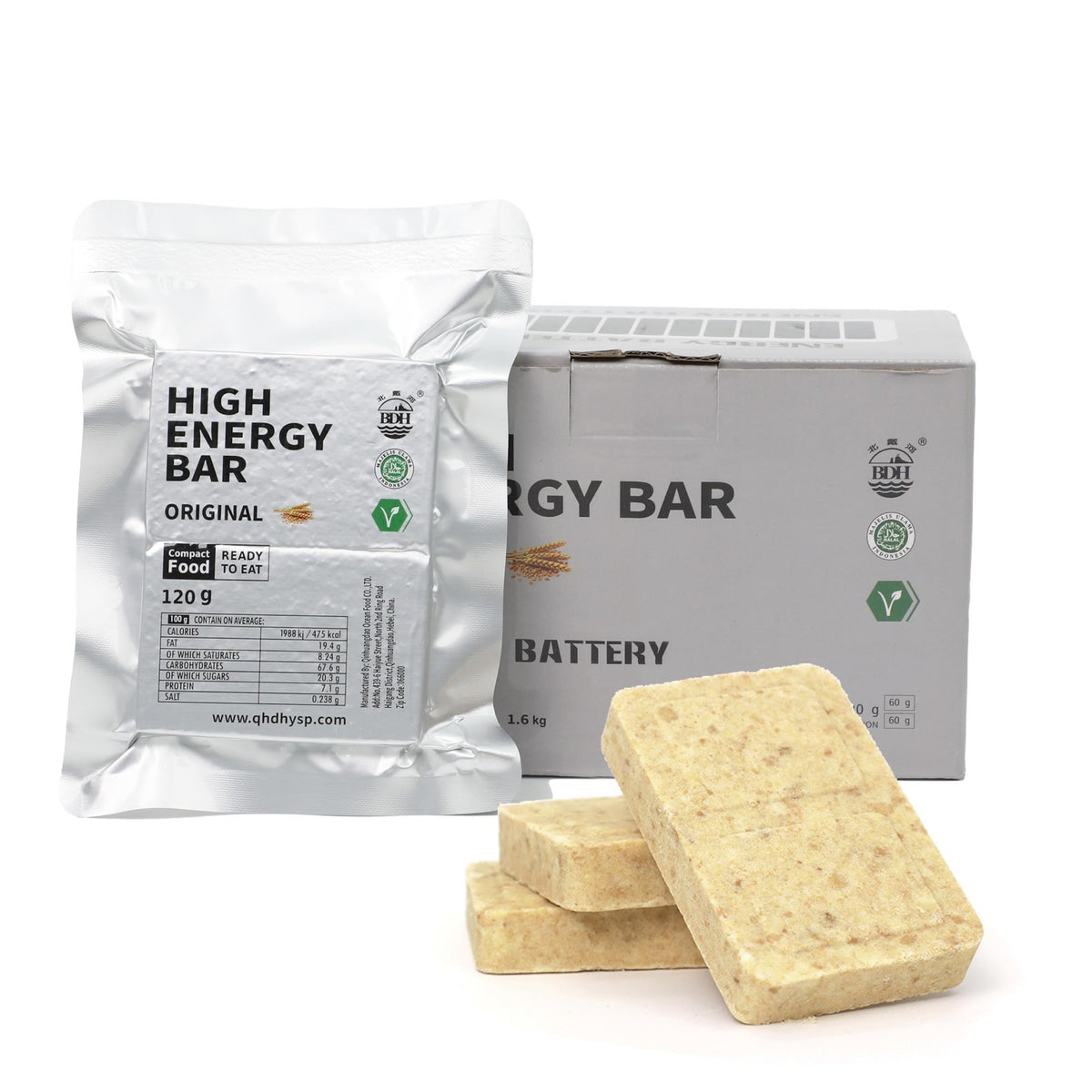 Emergency Survival Food Rations - 5-Day 6840 Kcal Wheat Hardtack, Long Shelf Life