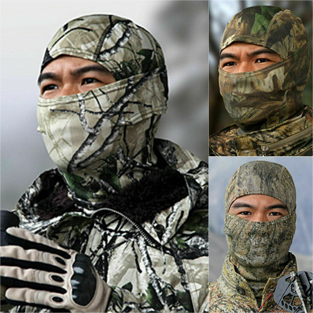 Full Face Tactical Balaclava Mask UV Sun Protection for Outdoor Sports
