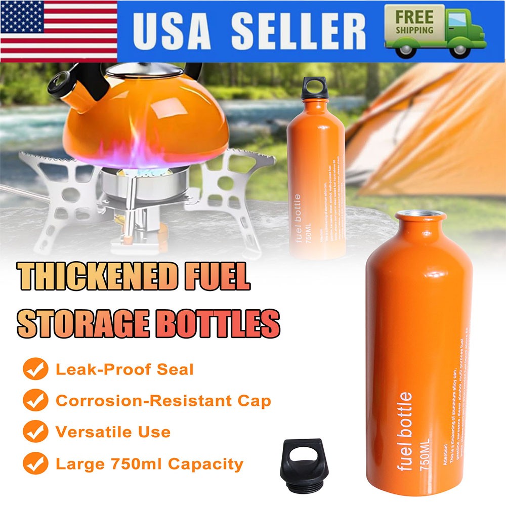 Motorcycle Gas Oil Fuel Bottle for Outdoor Camping Safety
