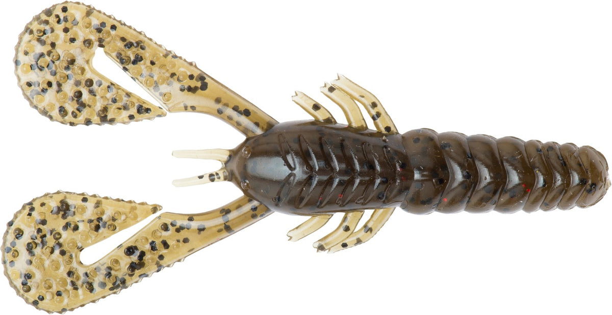 Fishing Soft Plastic Baits 4 Inch Turbo Crawz - 6 Pack Multiple Colors