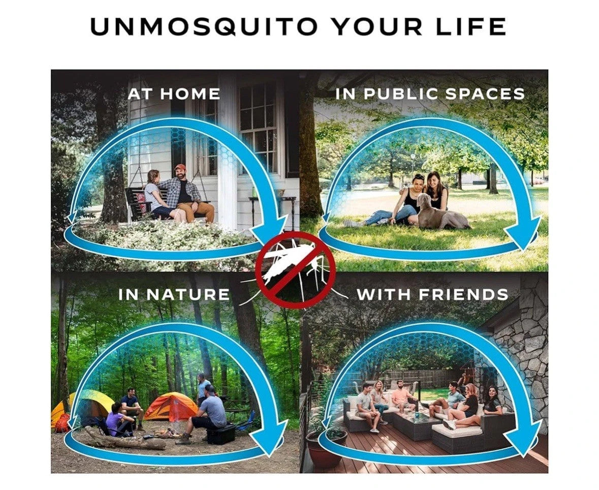 Rechargeable Mosquito Repellent Device with 12-Hour Refills - Outdoor Protection