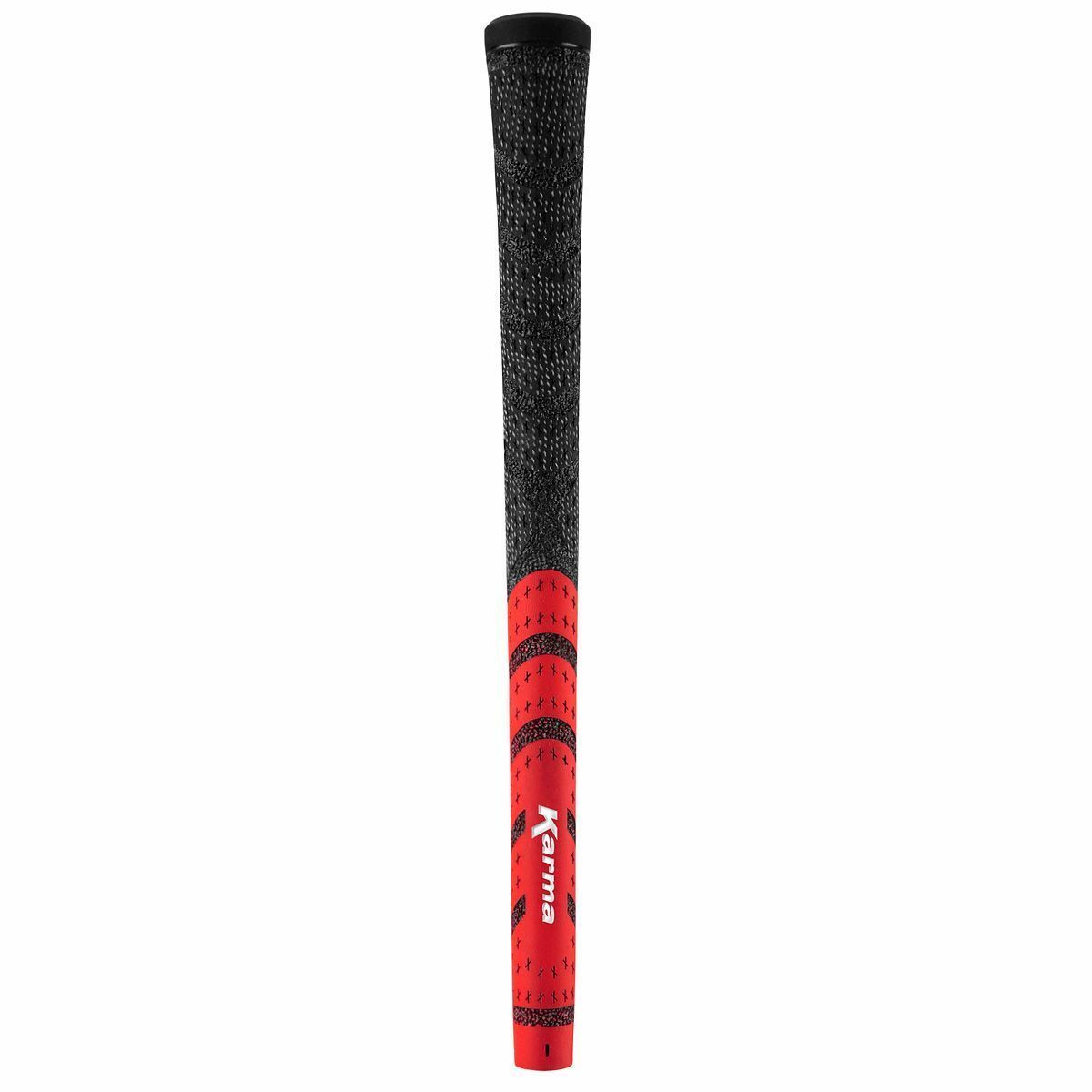 Karma Multi Compound Golf Grips - 5 Red Standard Size, Cord & Rubber Hybrid