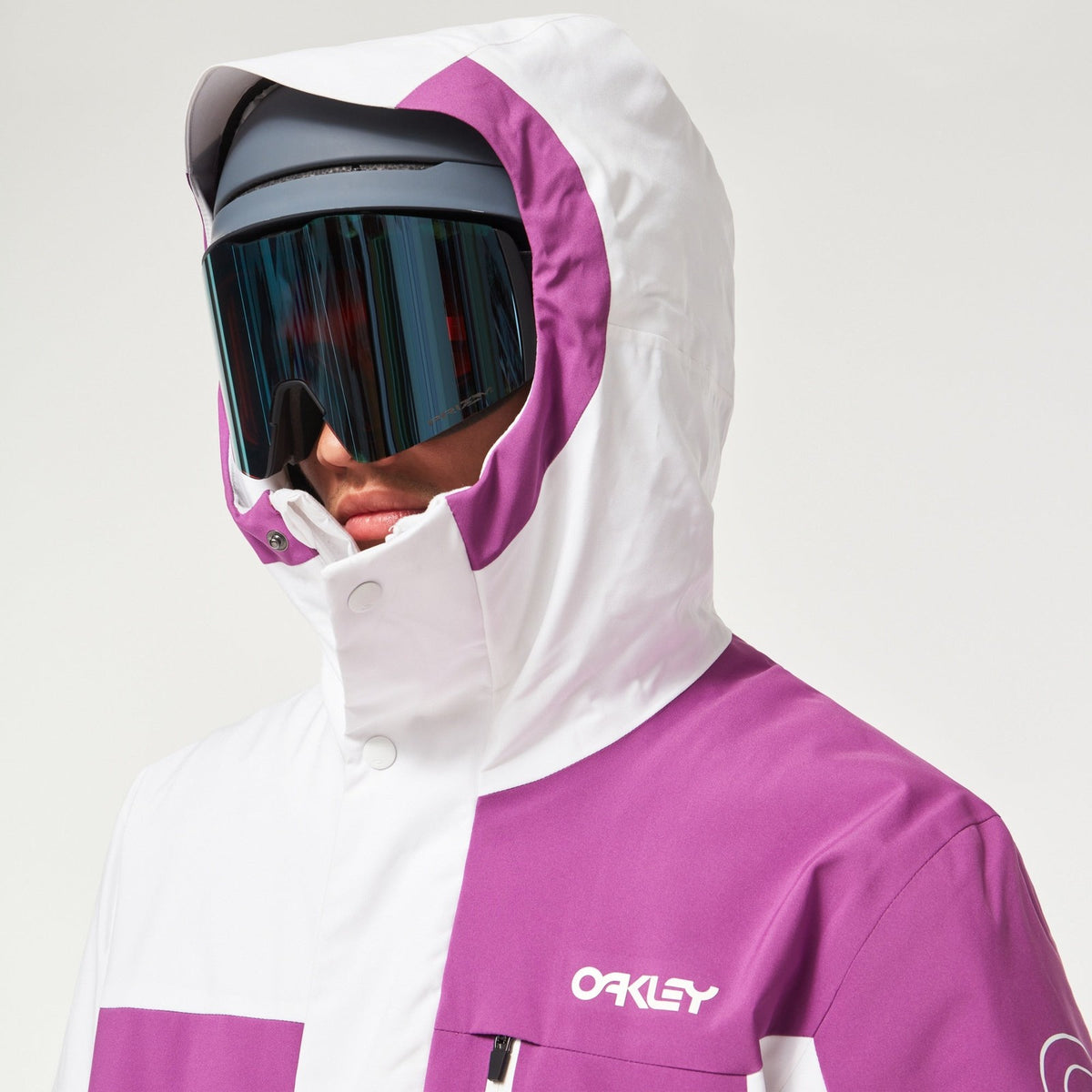 Men's Insulated Oakley TNP TBT Jacket - Ultra Purple/White