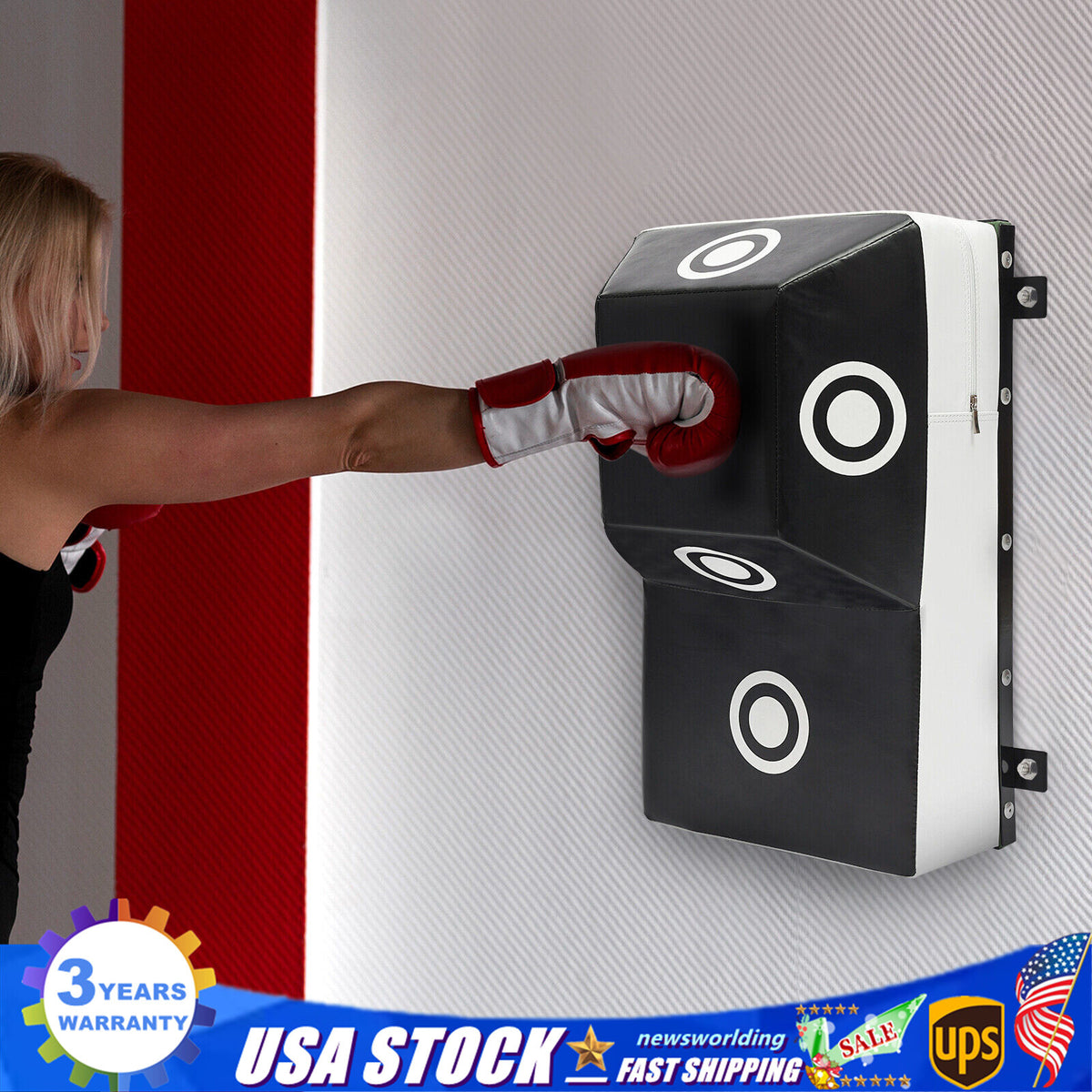 Wall-Mounted Boxing Uppercut Punching Pad for Boxing & Fitness Training