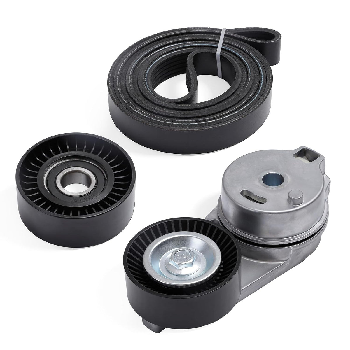 Serpentine Belt Tensioner Idler Pulley Kit for Dodge Ram 1500 2500 09-10