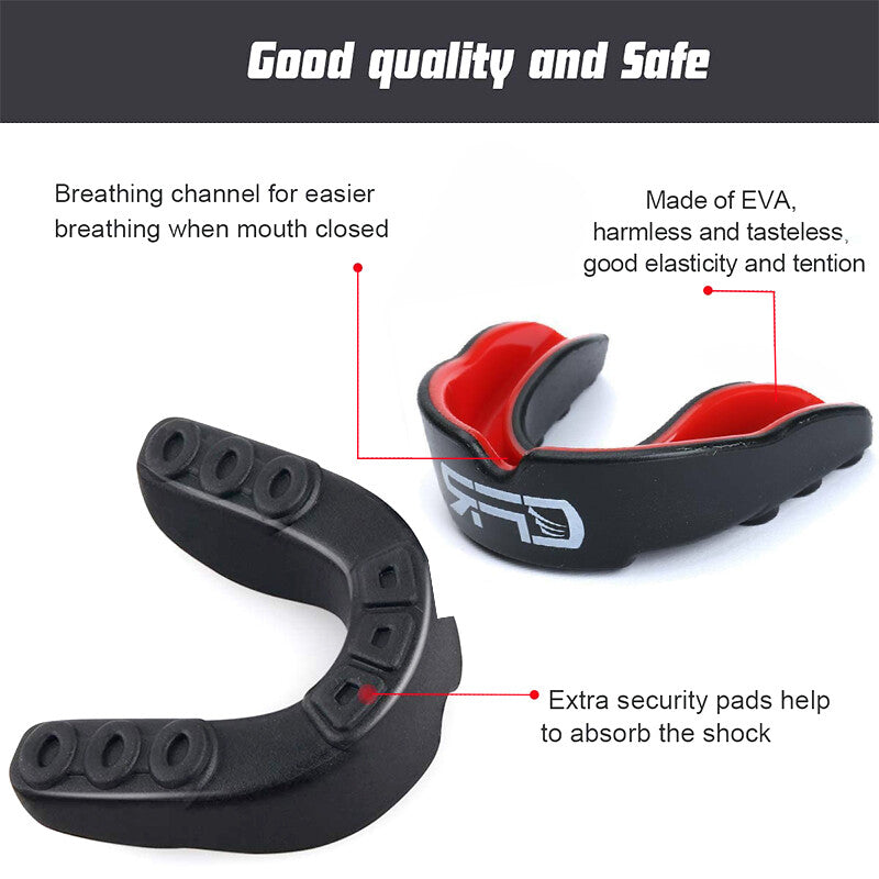 Gel Boxing Mouth Guard Gum Shield for MMA Rugby Teeth Protection