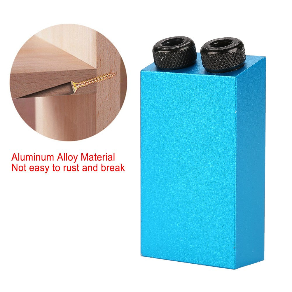 Angle Hole Drilling Guide 6/8/10mm - Oblique Locator for Woodworking