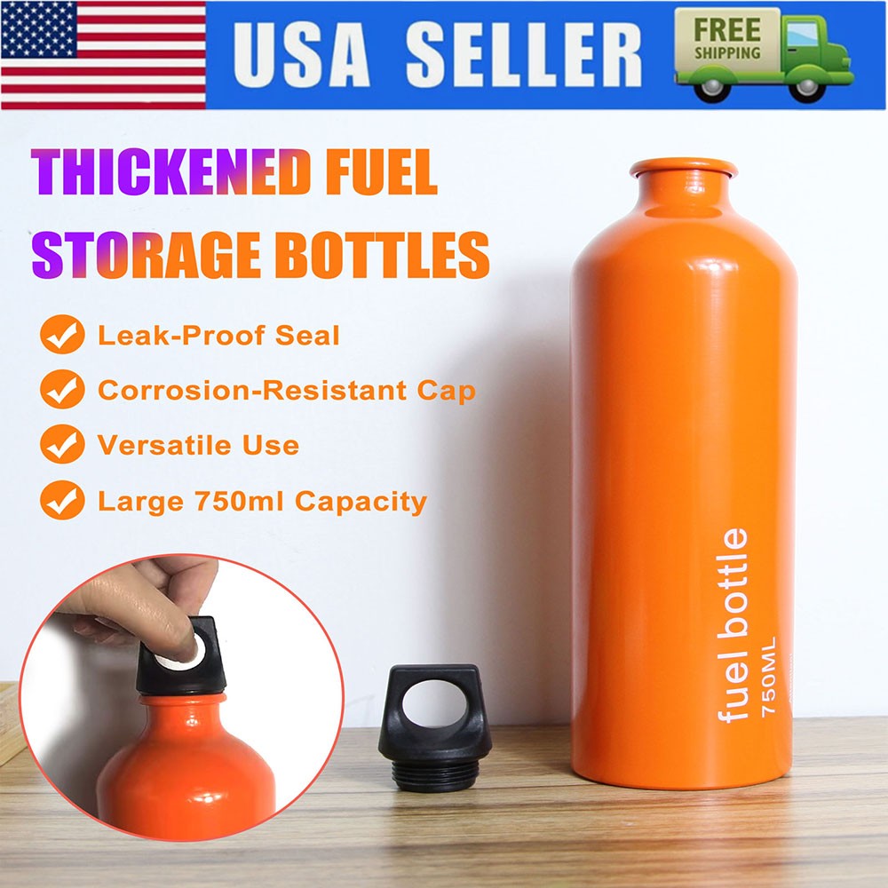 Motorcycle Gas Oil Fuel Bottle for Outdoor Camping Safety