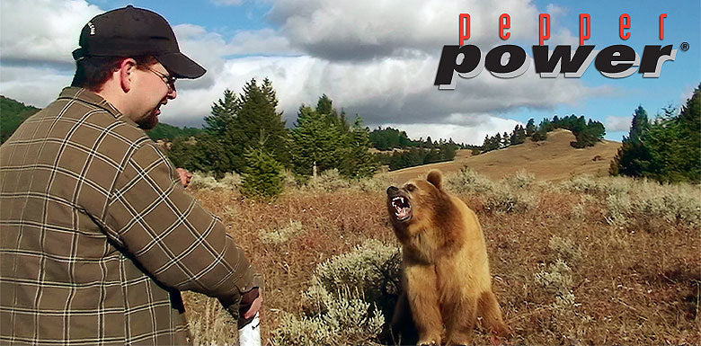 Bear Spray with Holster - 2 Pack, 30-35 Feet Range, Hot Pepper Deterrent