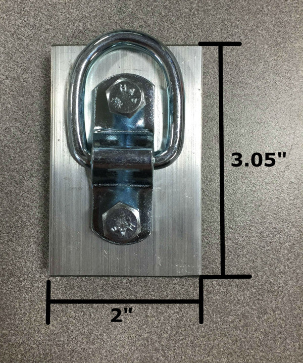 D-Ring for Snowmobile and Trailer Cargo Tie-Downs - Universal Fit
