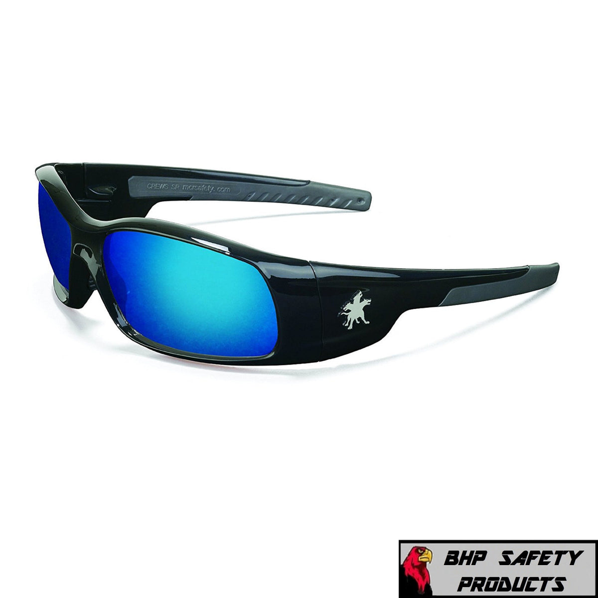 Safety Glasses with Assorted Lens & Frame Colors - ANSI Z87 Protection - 1 Pair