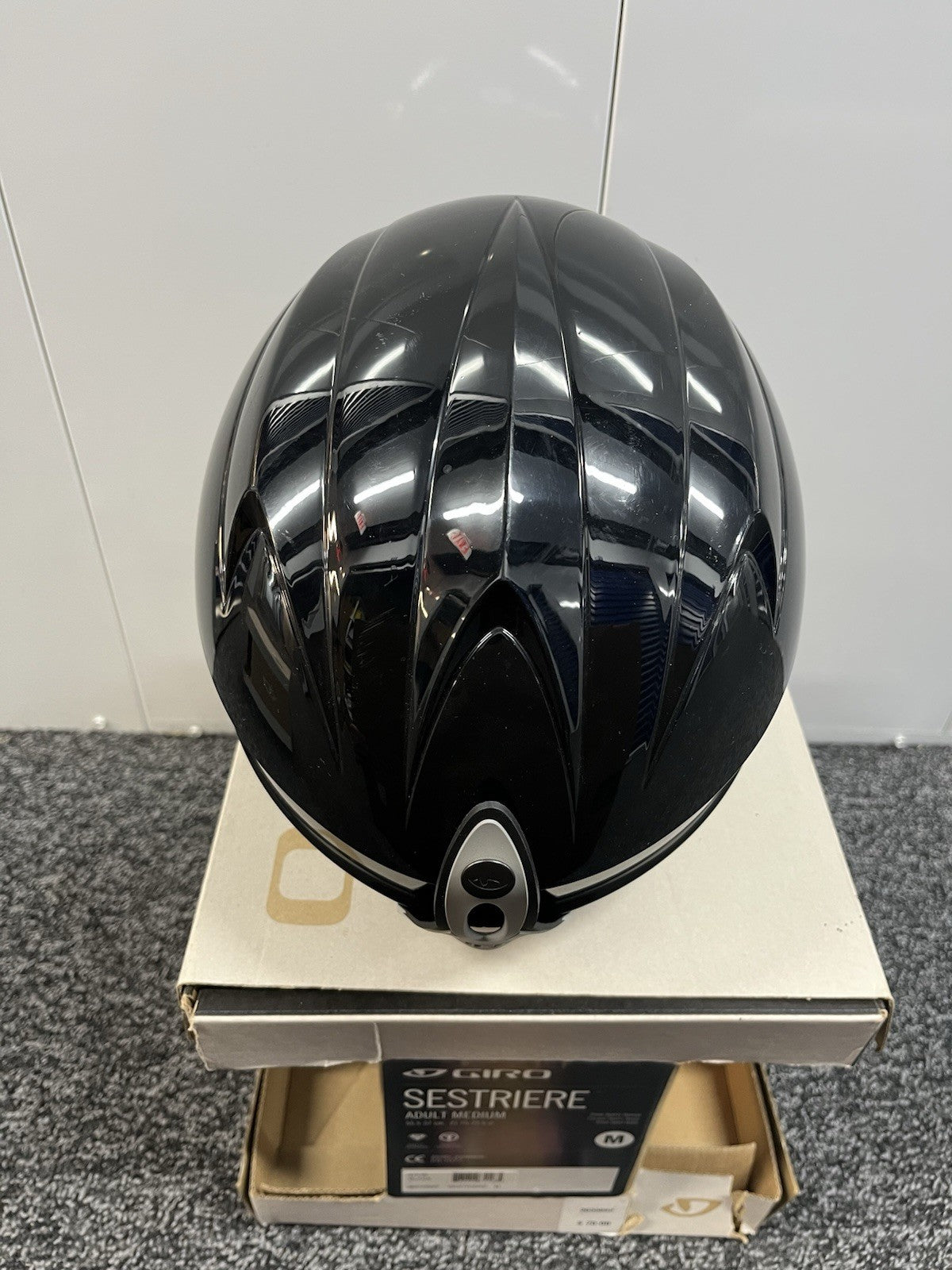 Adult Ski Helmet - Black Giro Sestriere for Skiing & Snowboarding