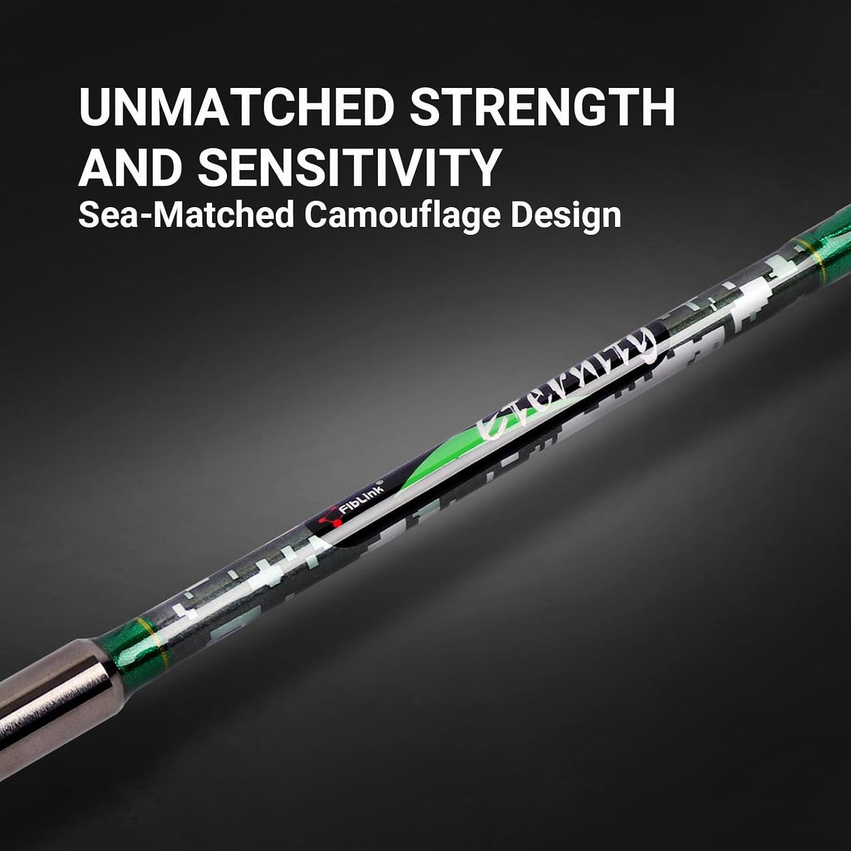 Saltwater Trolling Fishing Rod 2-Piece Big Game Rod 7ft Heavy Power Fiberglass