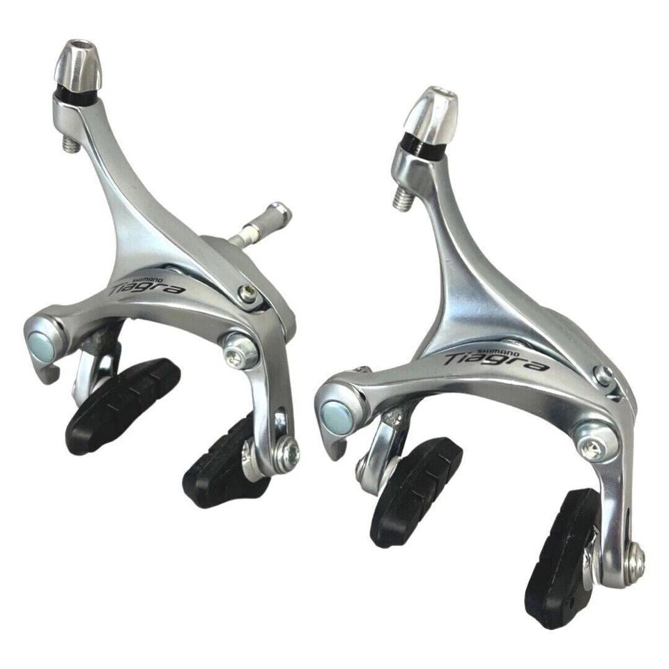Shimano Tiagra BR‑4600 Road Brake Caliper Set Front & Rear Silver Dual-Pivot