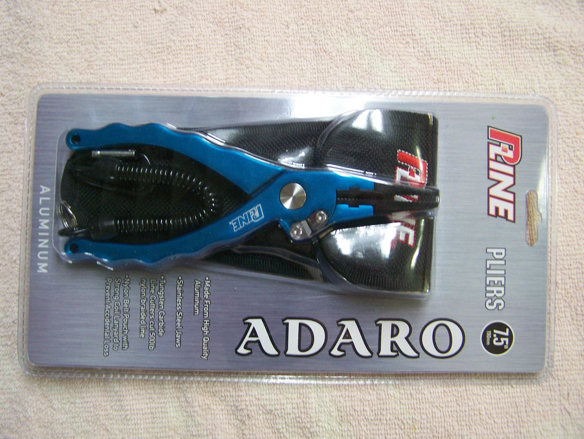 Aluminum Fishing Pliers with Line Cutter and Sheath - 7.5 Inch Saltwater Tackle