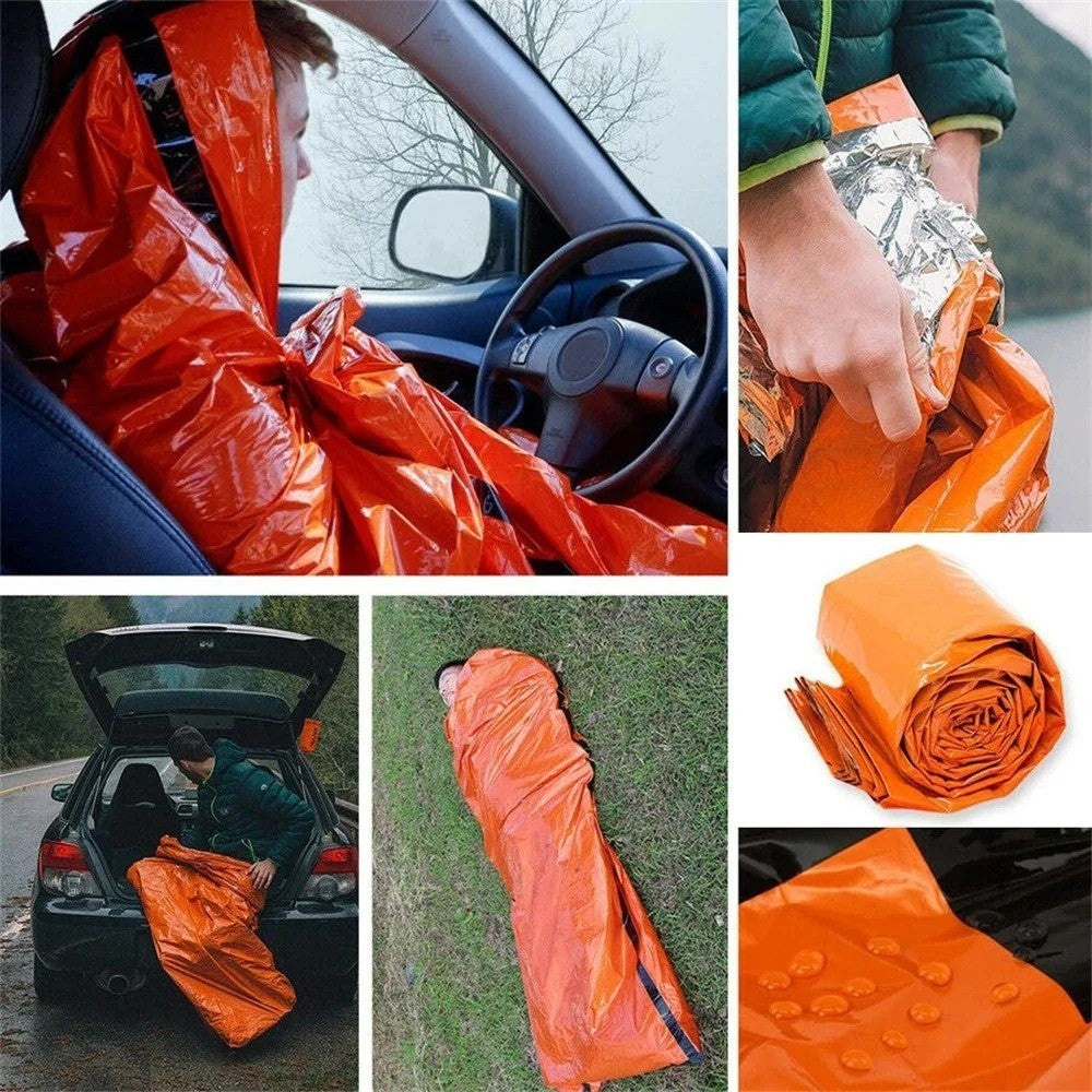 Waterproof Emergency Sleeping Bag for Camping Survival Outdoor Gear