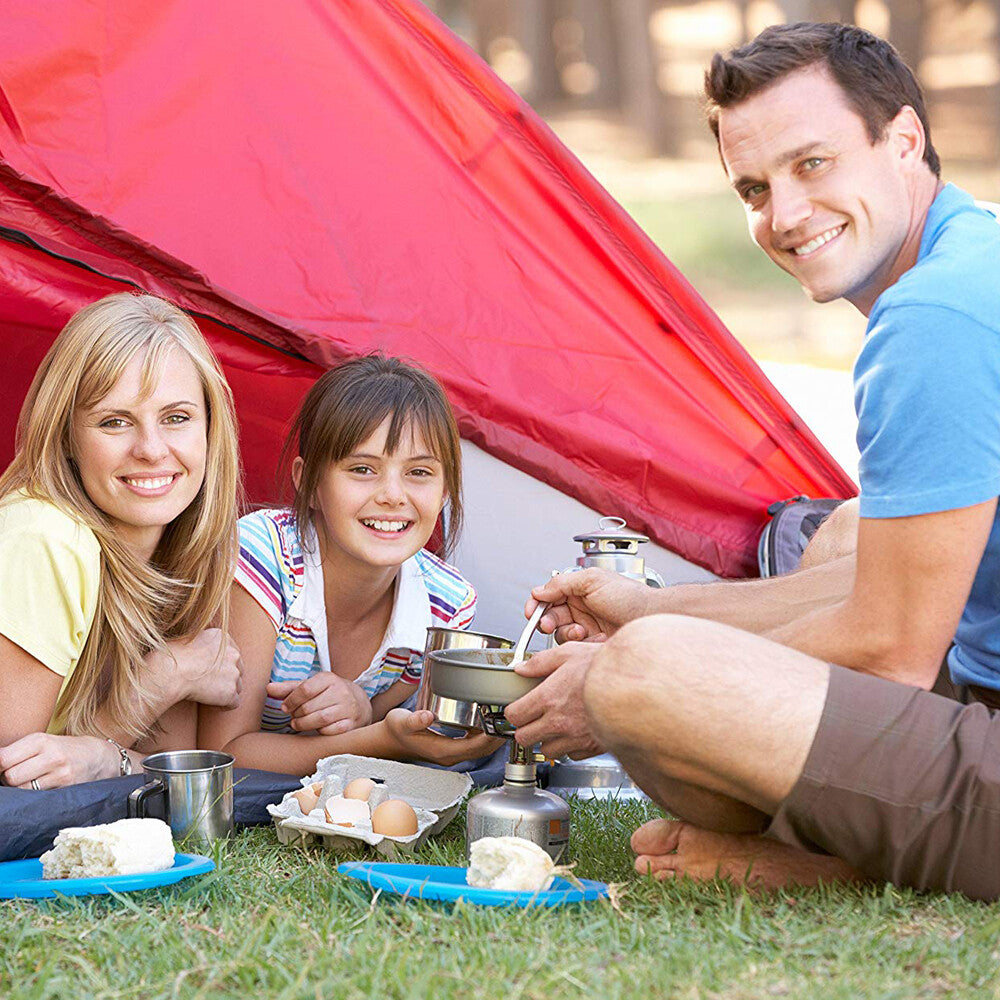 Portable Camping Gas Stove and Cookware Set - Lightweight Outdoor Hiking