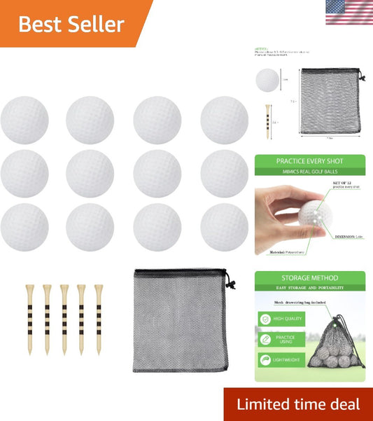 Dent-Resistant Foam Golf Balls Pack of 40 for Indoor & Outdoor Practice
