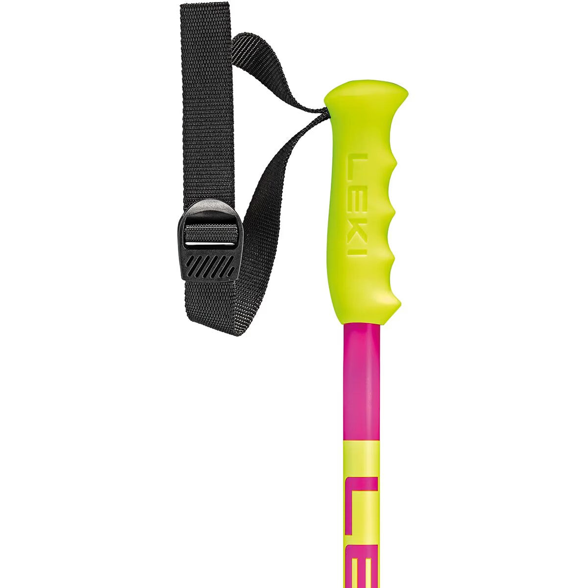 All-Mountain Aluminum Ski Poles with Tacky Grip and Adjustable Strap