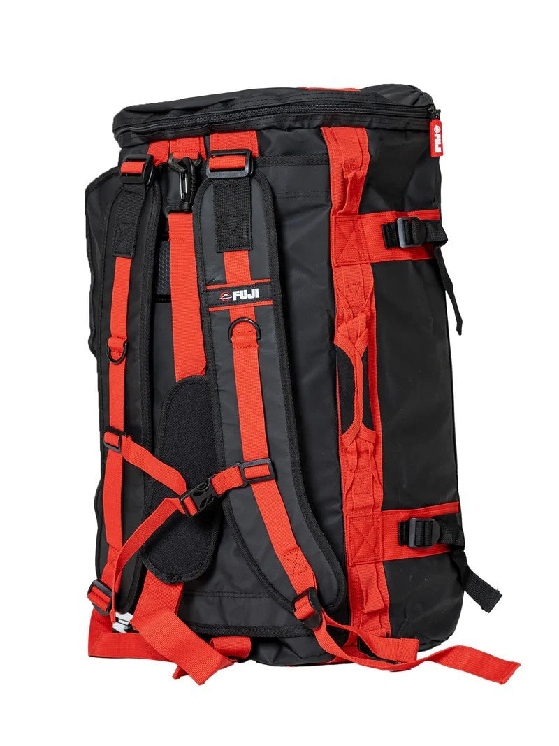 Convertible MMA Backpack Duffle Bag for Martial Arts Gear - Black/Red