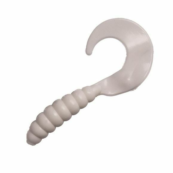 Artificial Soft Plastic Grubs for Fishing - 2 Inch, 100 Pack, Multiple Colors