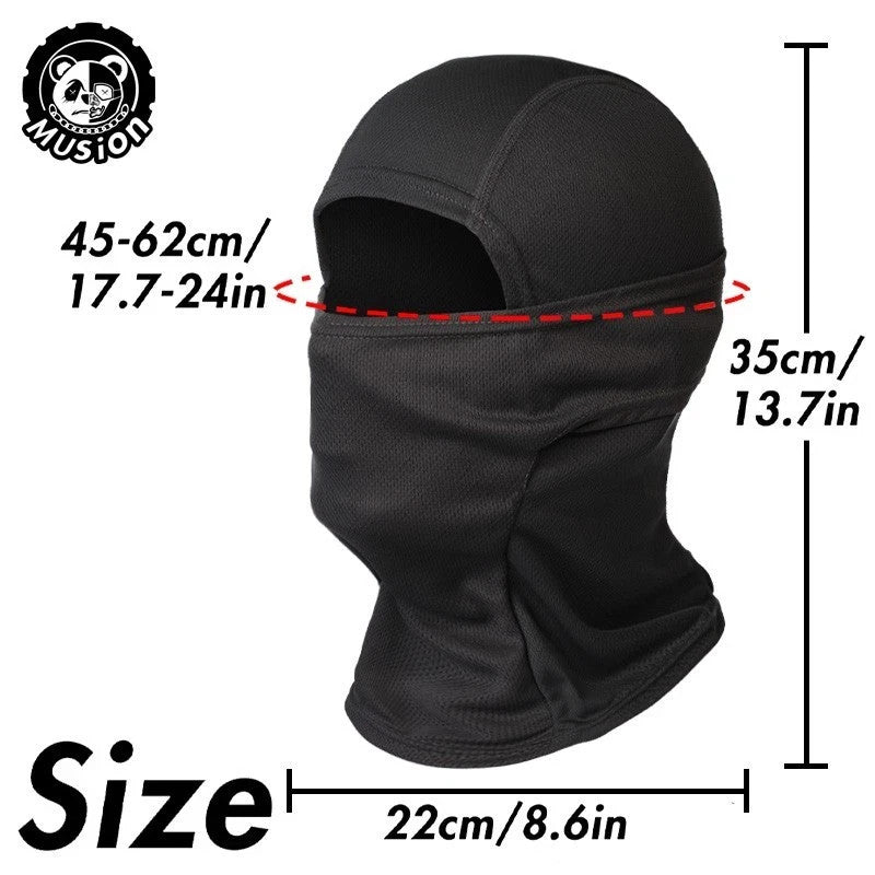 Breathable Mesh Balaclava Face Mask UV Sun Dust Protection Ski Motorcycle Hood