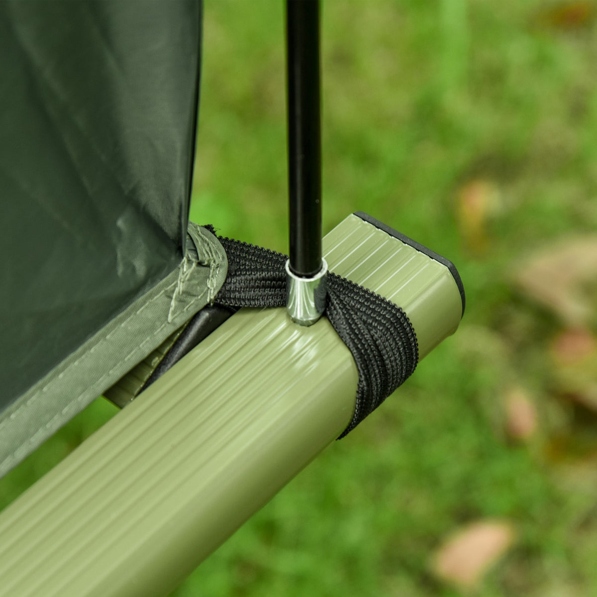 Single Person Camping Tent Cot Combo - Portable Foldable Tent and Cot in Green