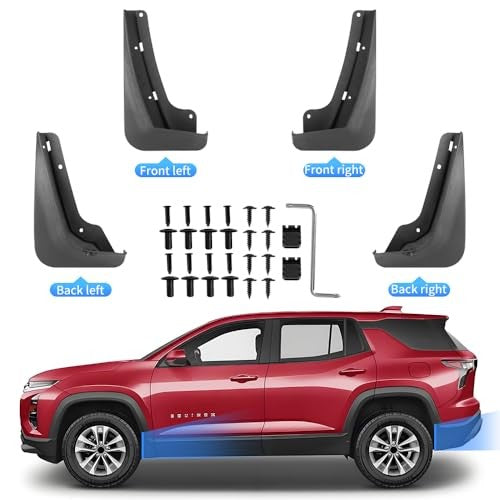 Car Mud Flaps Splash Guards for Chevrolet Equinox 2025-2027 - Durable Wheel Fender Protectors