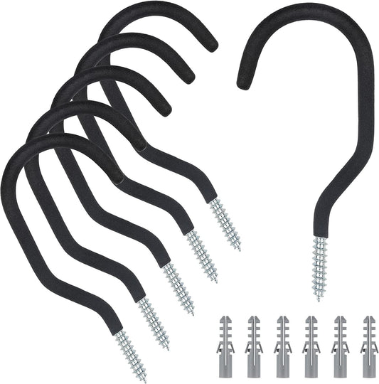 Heavy Duty Wall Mount Bicycle Hooks - Garage & Ceiling Bike Storage