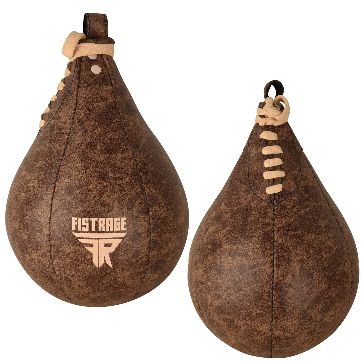 Leather Speed Bag for Boxing MMA Training - 7 Inch Diameter