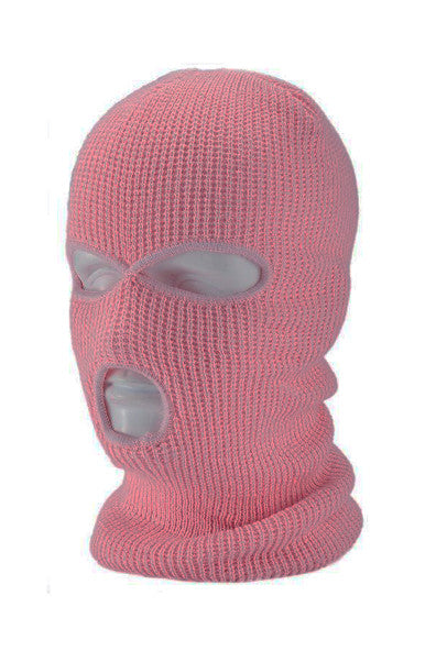 Full Face Ski Mask Winter Balaclava Hat Tactical 3 Hole Knitted Mask