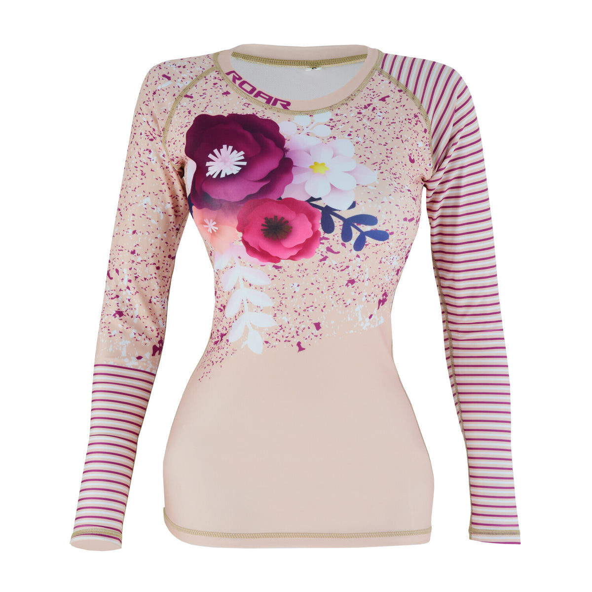 Long Sleeve MMA Rash Guard for Women Compression Fight Wear BJJ Wrestling