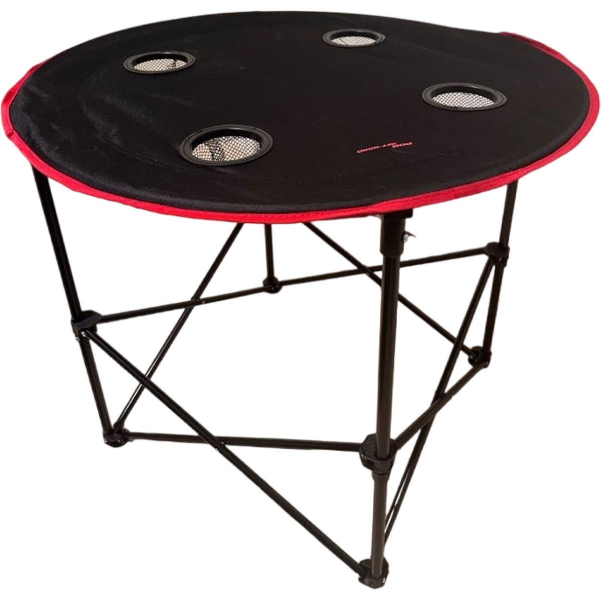 Lightweight Foldable Camping Table with Carry Bag and Mesh Cup Holders