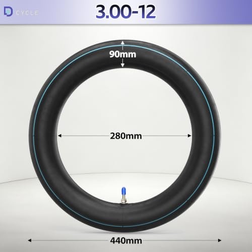 3.00-12 80/100-12 Off-Road Dirt Bike Tire & Inner Tube Kit for Pit Bikes
