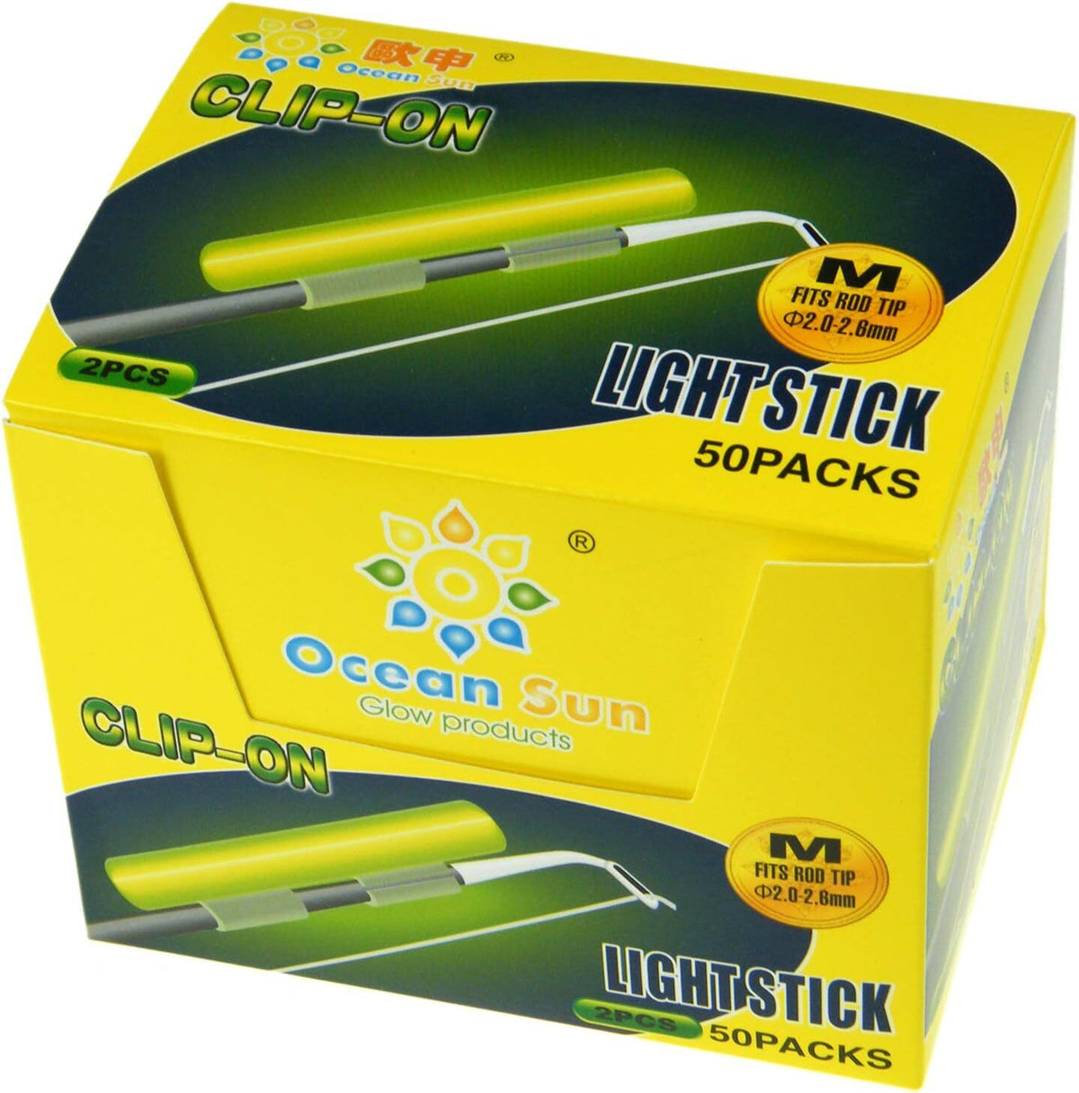 Glow Sticks for Night Fishing - Long Lasting Luminescent Rod Tips 20/100pcs