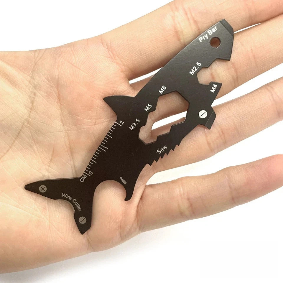 15-in-1 Multi Tool Pocket Knife Keychain for Camping Outdoor Survival