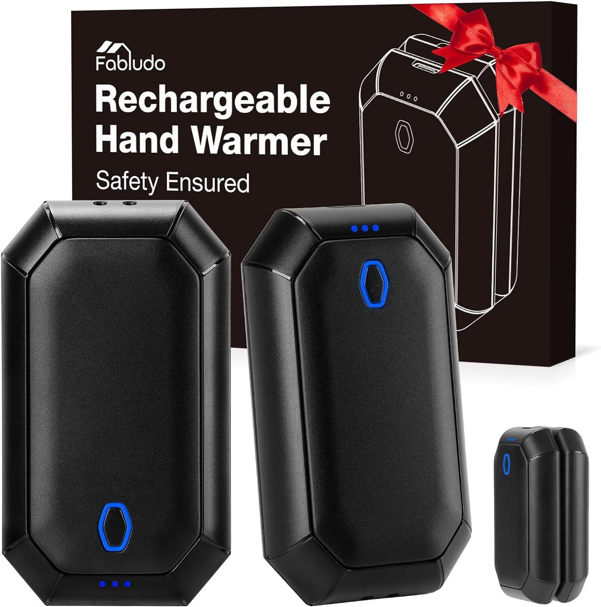 Rechargeable Hand Warmer 2 Pack - Portable Electric Camping Heater