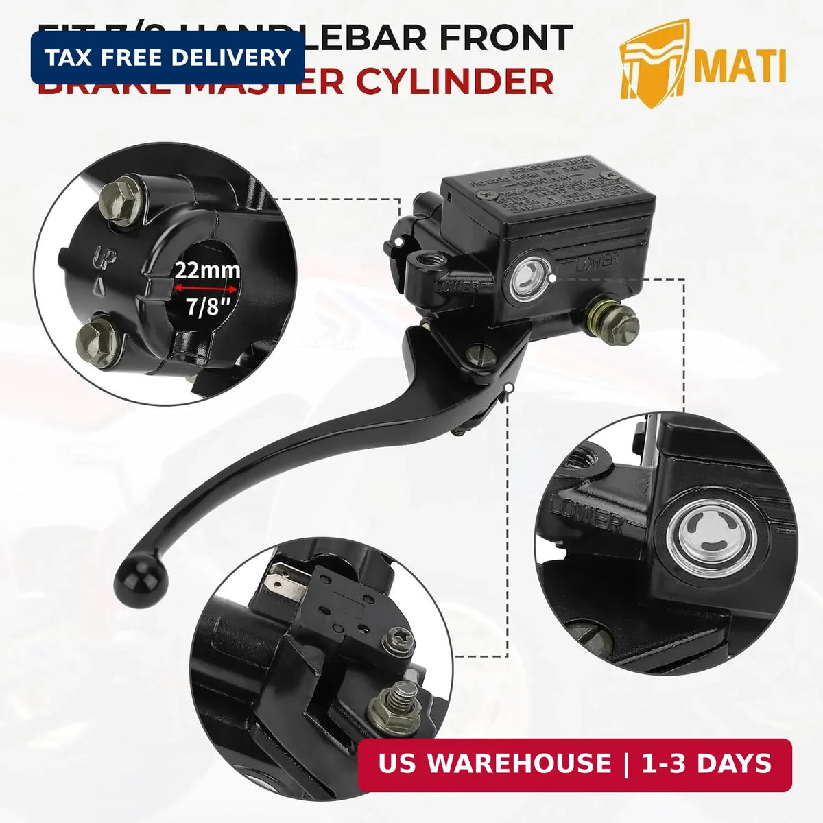 Honda ATV Front Brake Master Cylinder Replacement - TRX300 TRX350 TRX400