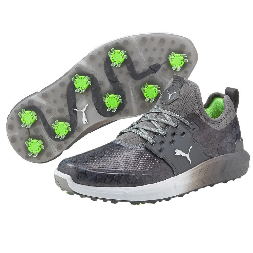 Golf Shoes Men Spiked Snakeskin Style Athletic Footwear – Multiple Sizes