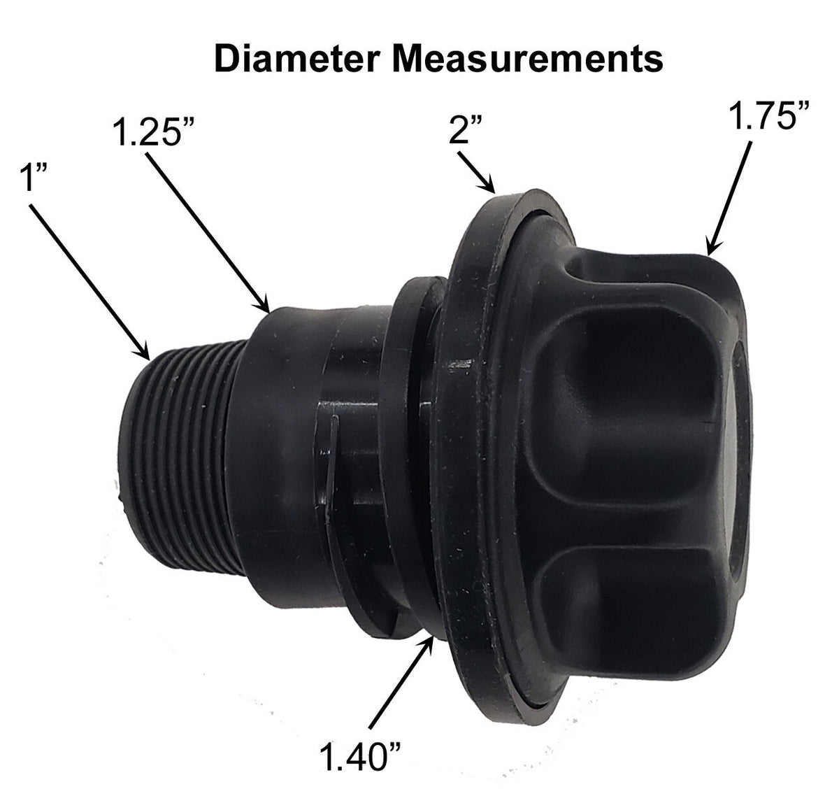 Cam Latch Cooler Drain Plug with Gasket for LandWorks & Treeline Coolers
