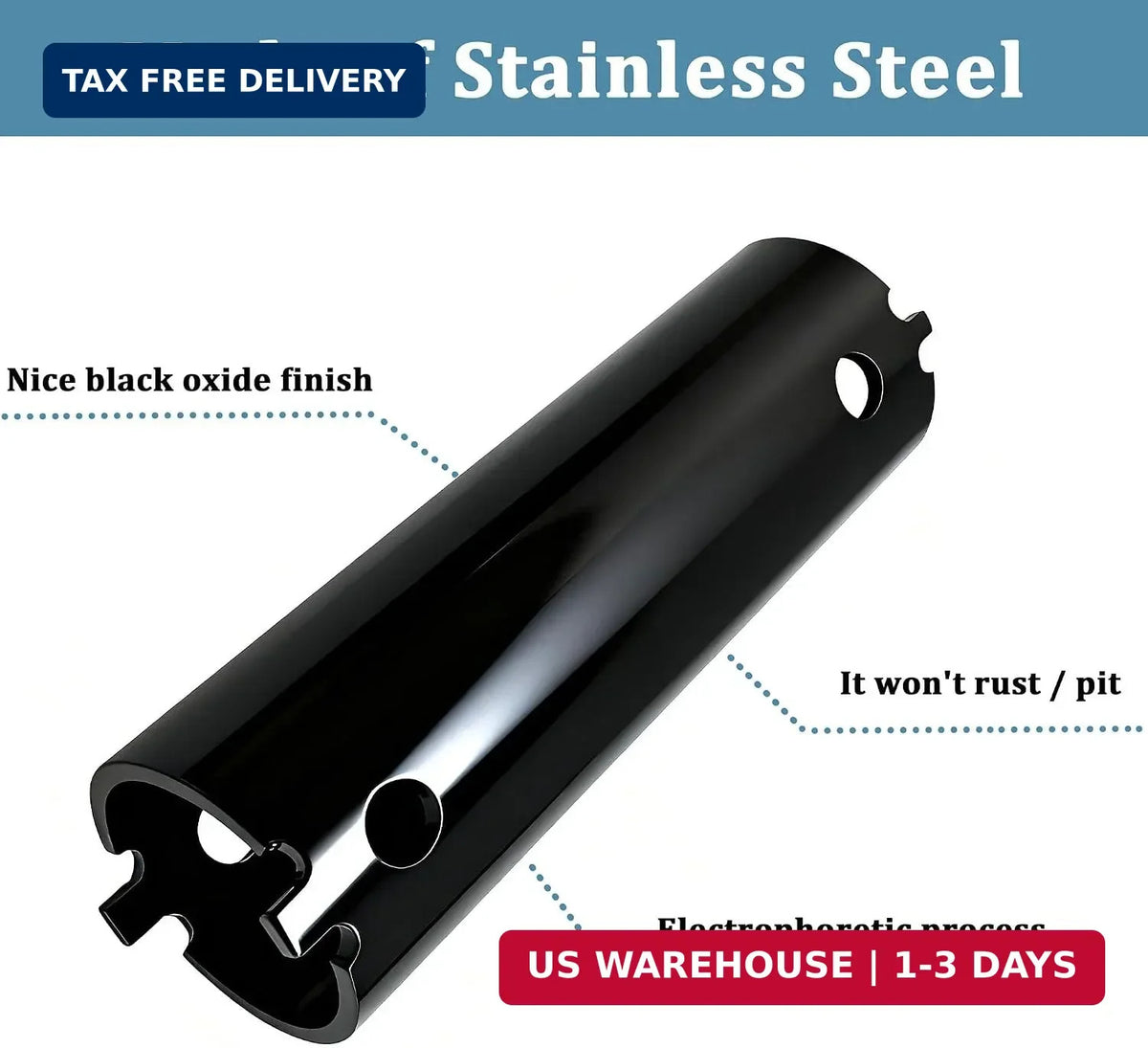 Stainless Steel Forend Nut Installation and Removal Tool for Mossberg 500/590 & Remington 870