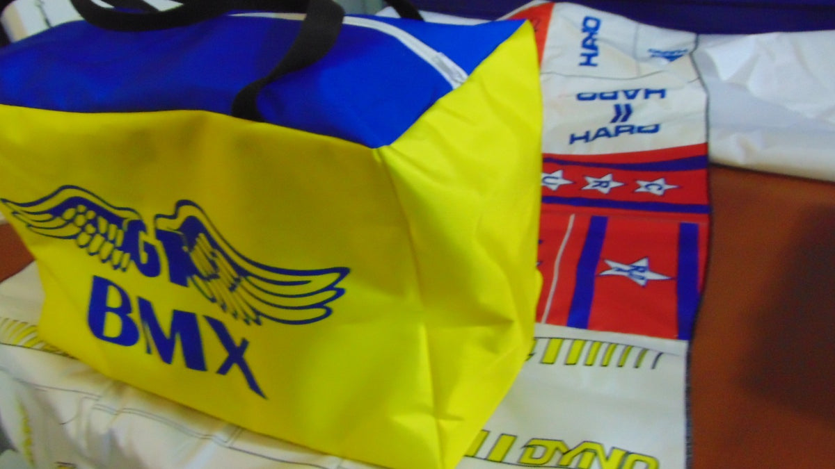 Old School BMX Helmet & Jersey Hand Bag - 80s BMX Gear, Custom Colors