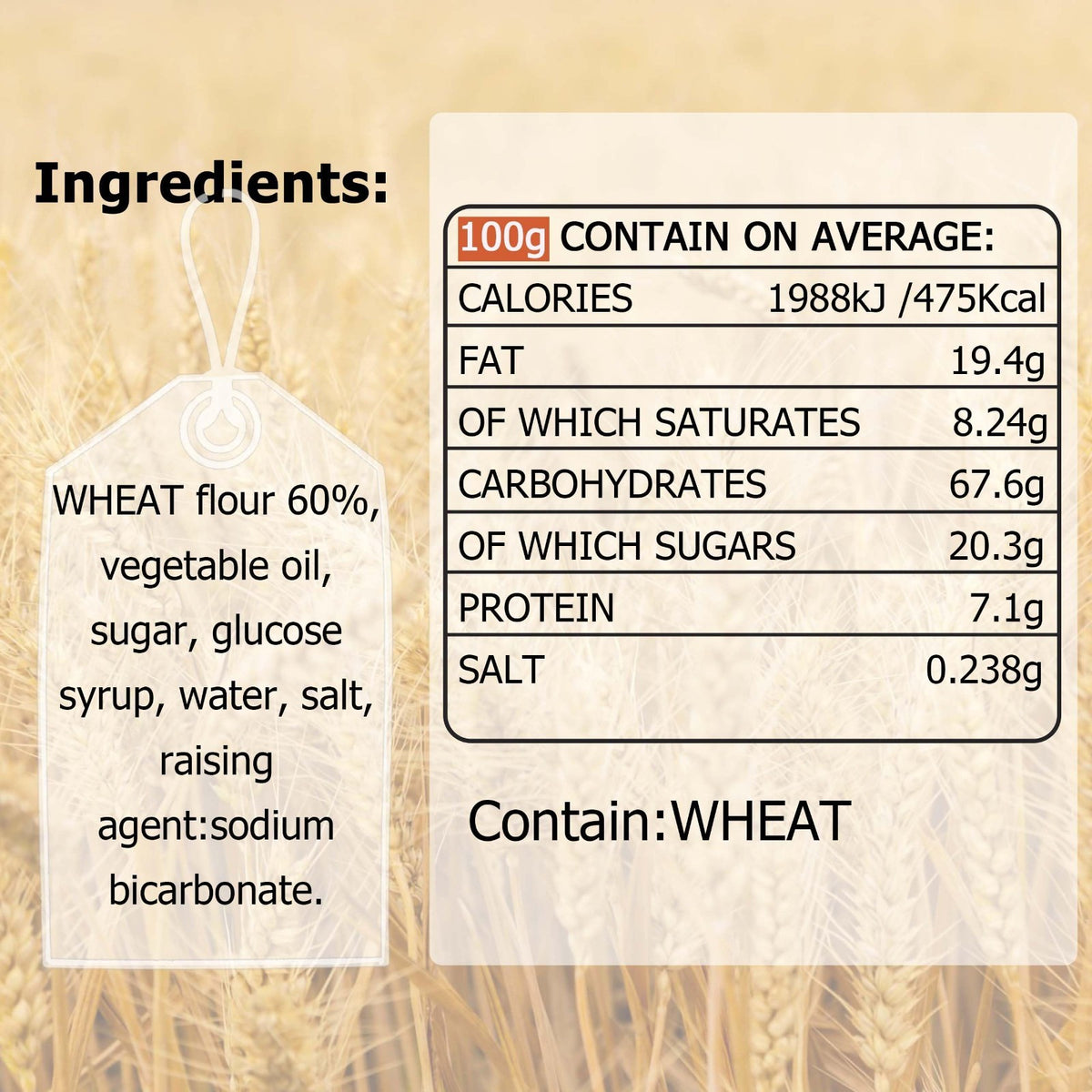 Emergency Survival Food Rations - 5-Day 6840 Kcal Wheat Hardtack, Long Shelf Life