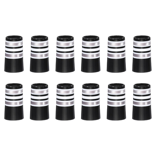 12 Pcs Golf Ferrules 25mm Taper Tip Shaft for Iron Clubs Silver