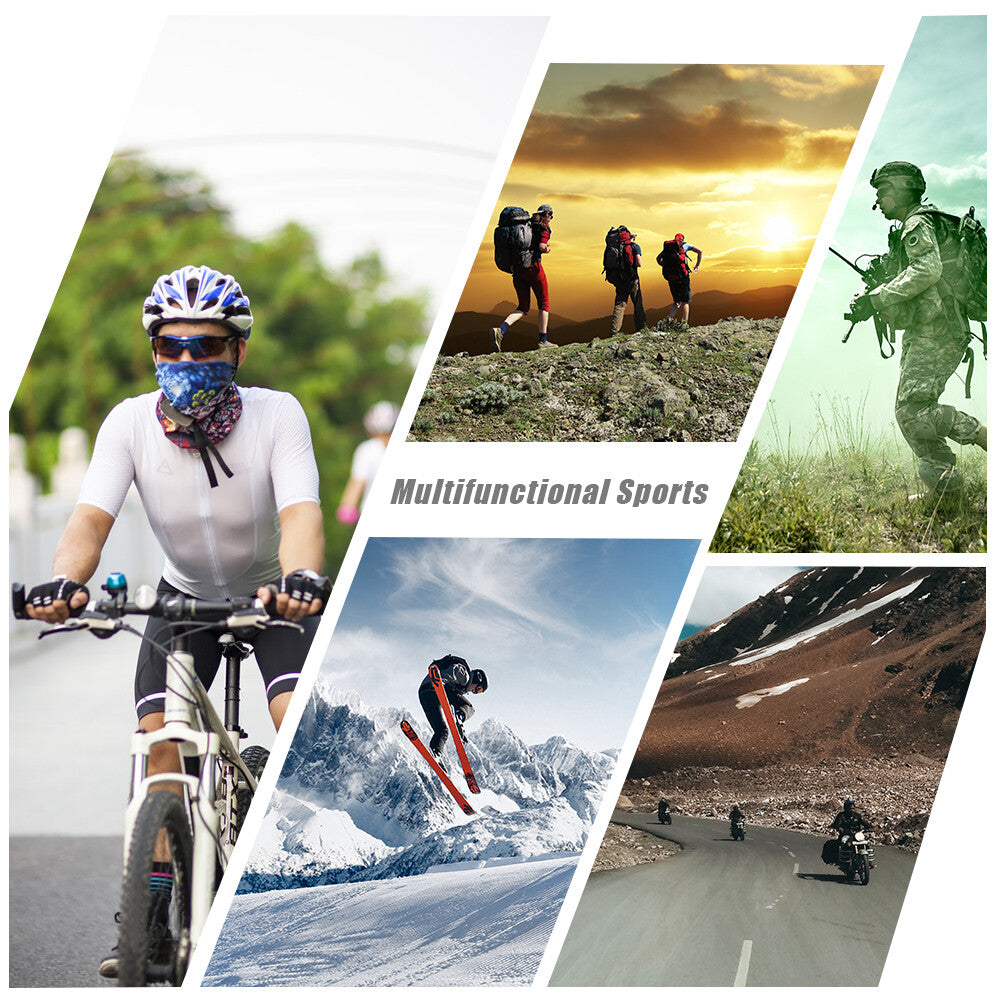 Breathable Summer Neck Gaiter Face Mask for Men Women Outdoor Sports