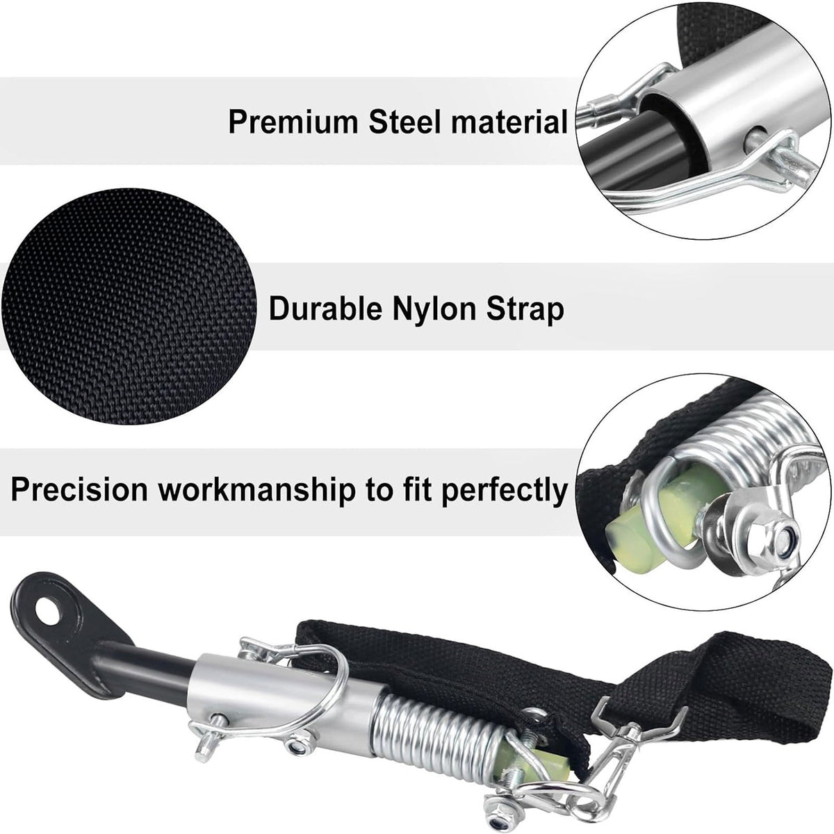 Bicycle Trailer Hitch Coupler Connector Alloy Bike Towing Attachment