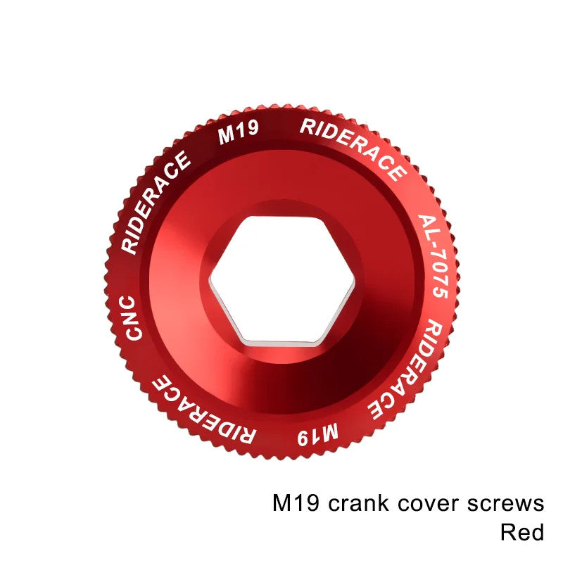 Bike Crank Arm Fixing Bolt Set Aluminum Alloy MTB Road Bike Replacement Caps