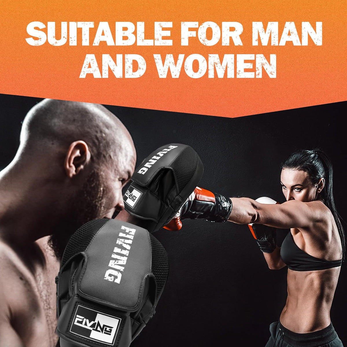 Leather Boxing Pads for Men Women Kids Focus Mitts Martial Arts Training Equipment