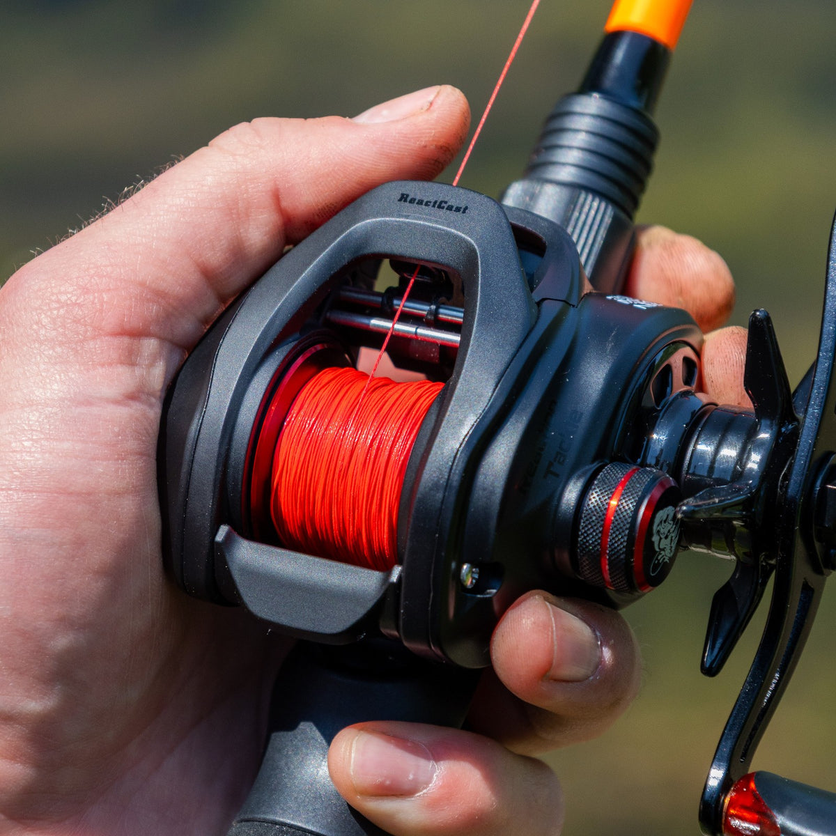 High-Performance Braided Fishing Line No Fade Red - Multiple Sizes & Lengths